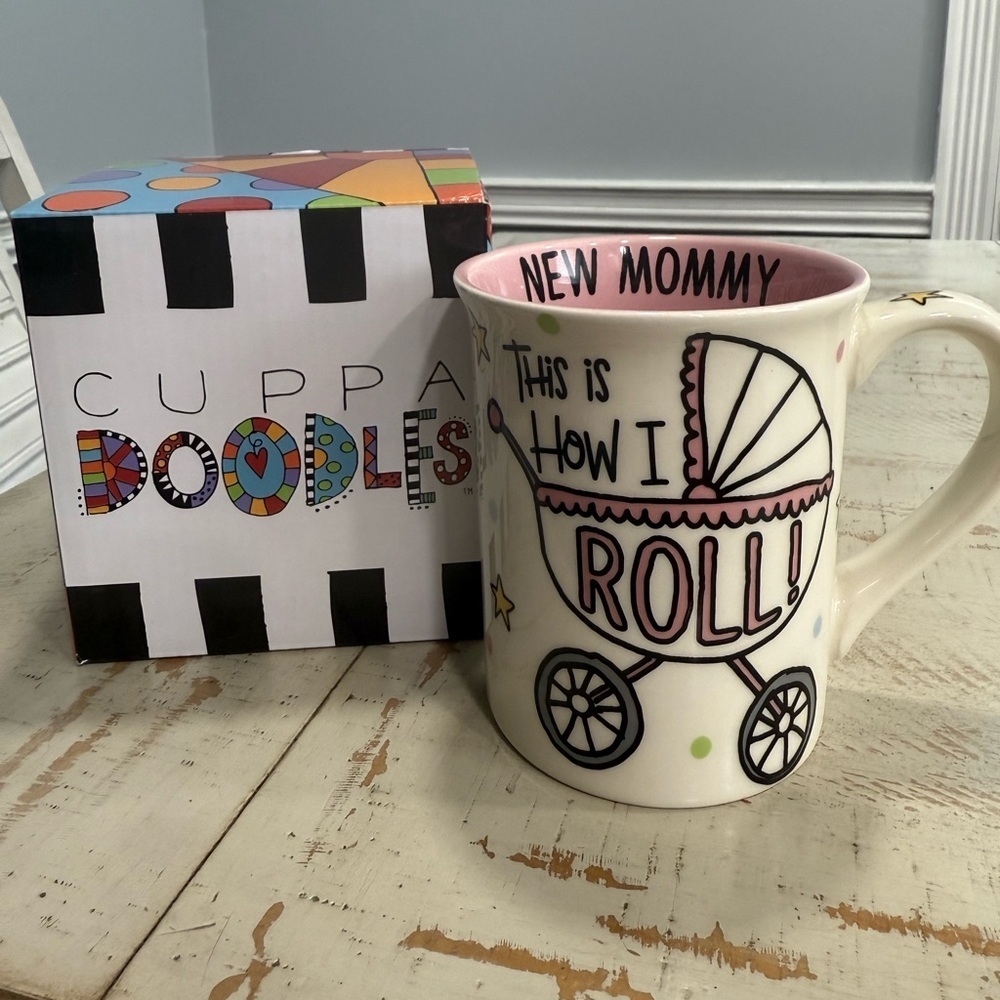 NIB Our Name is Mud This is How I Roll Mug